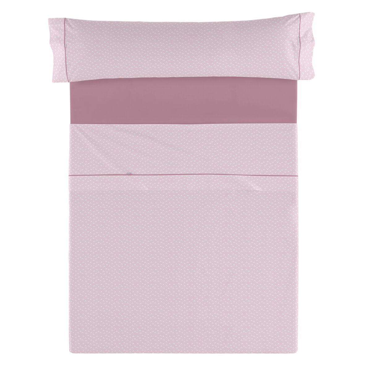 Juego de Sábanas Alexandra House Living Estelia Malva Cama de 180 4 Piezas