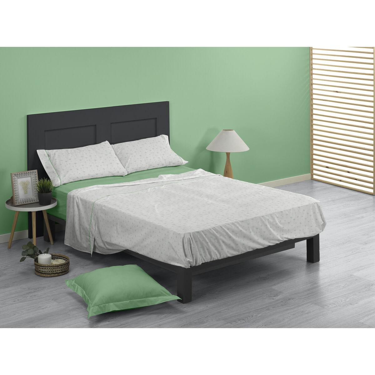 Juego de Sábanas Alexandra House Living Estelia Verde Cama de 135/140 3 Piezas