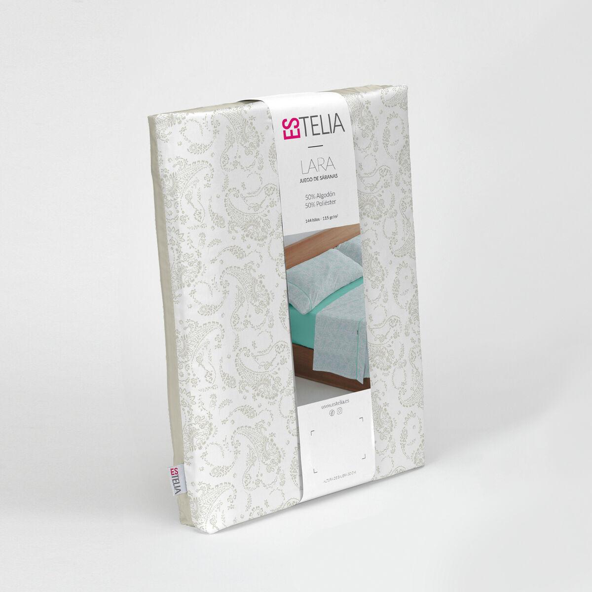 Juego de Sábanas Alexandra House Living Lara Beige Cama de 90 3 Piezas