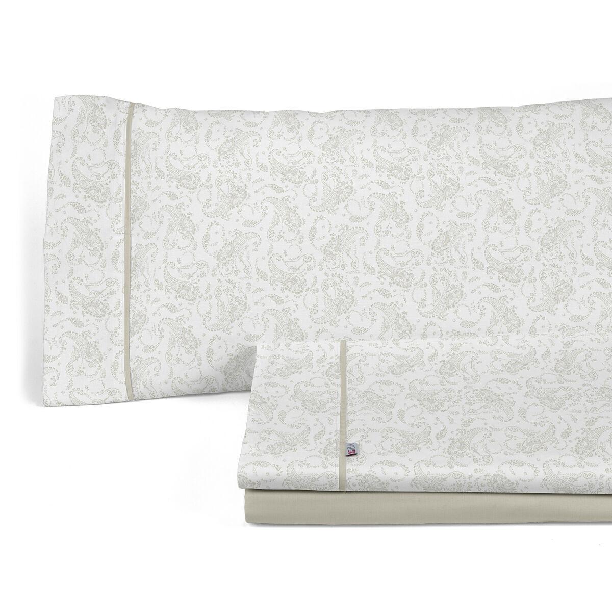 Juego de Sábanas Alexandra House Living Lara Beige Cama de 90 3 Piezas