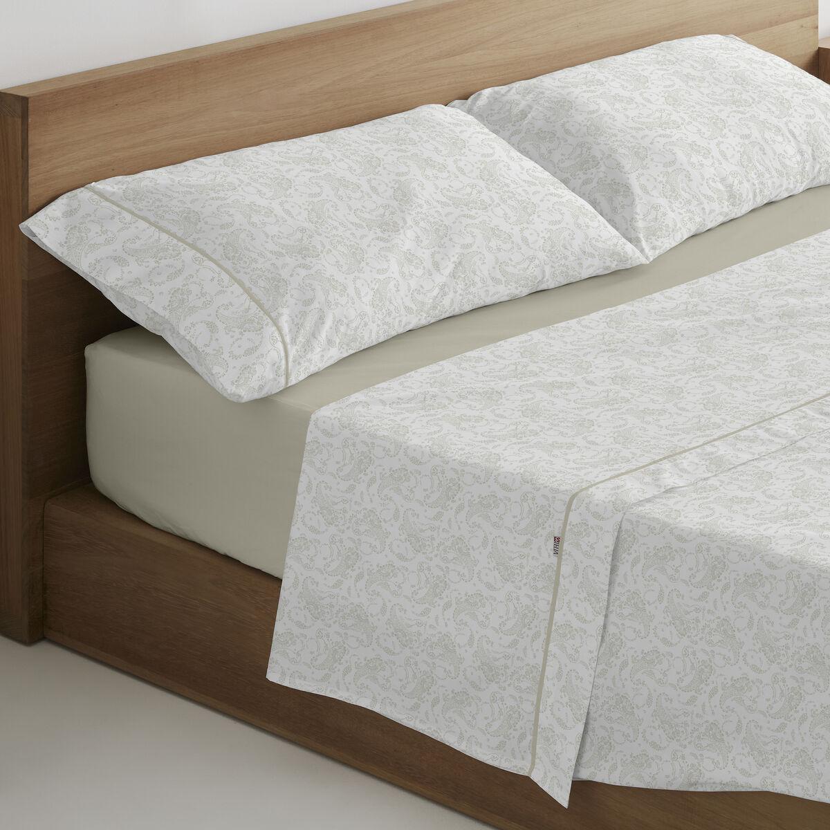 Juego de Sábanas Alexandra House Living Lara Beige Cama de 90 3 Piezas