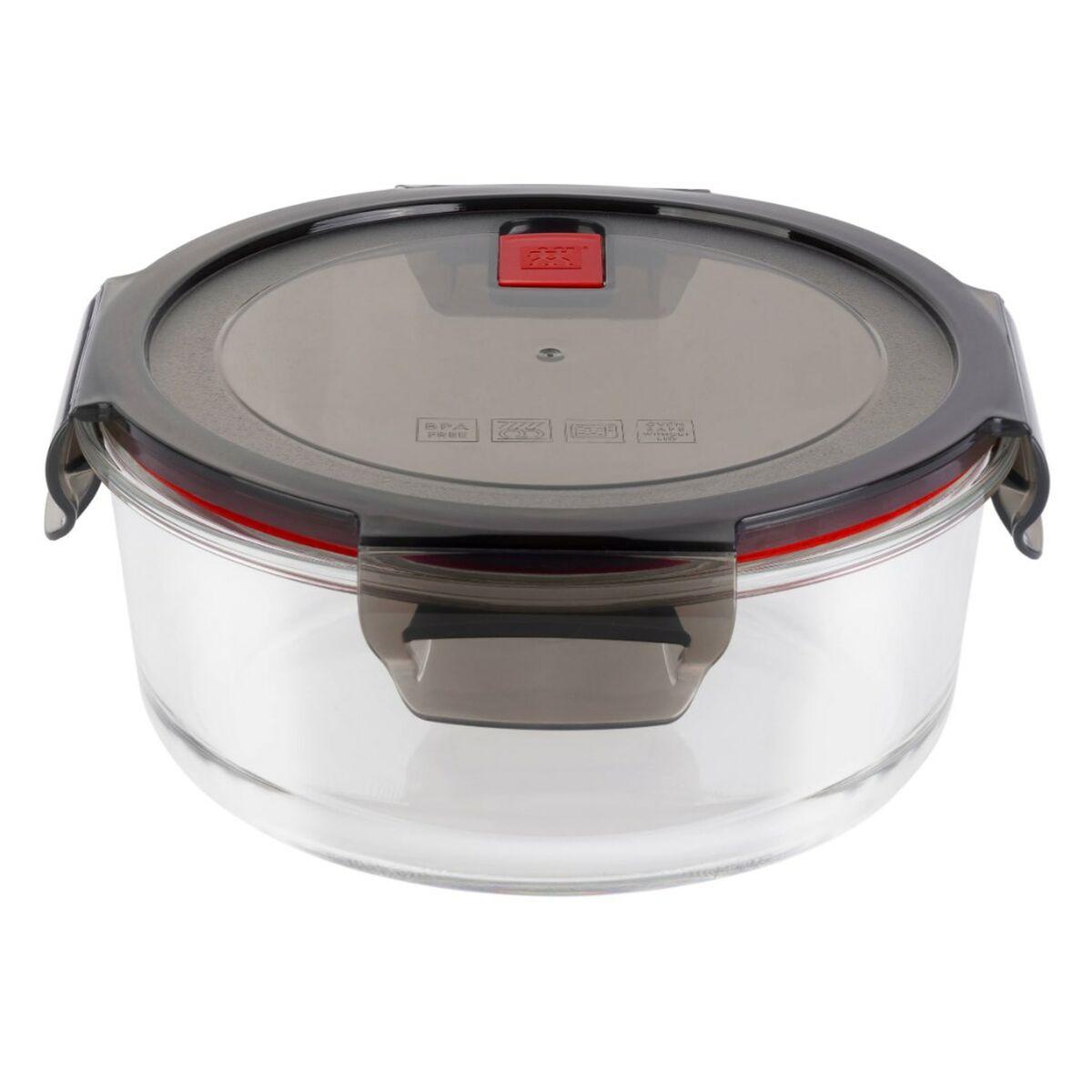 Fiambrera Zwilling Gusto Transparente Vidrio Plástico 1,3 L Redondo