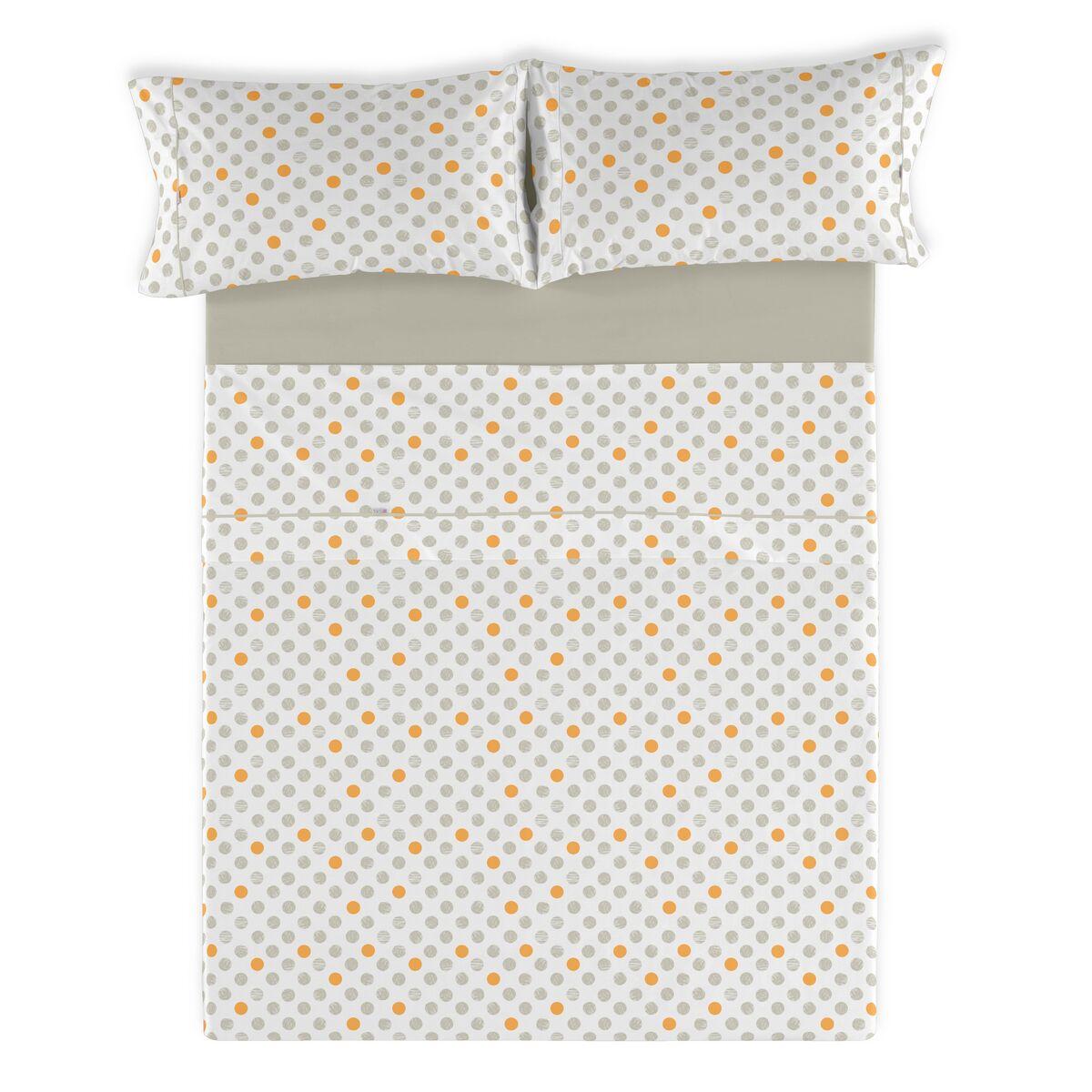 Juego de Sábanas Alexandra House Living Estelia Beige Cama de 180 4 Piezas