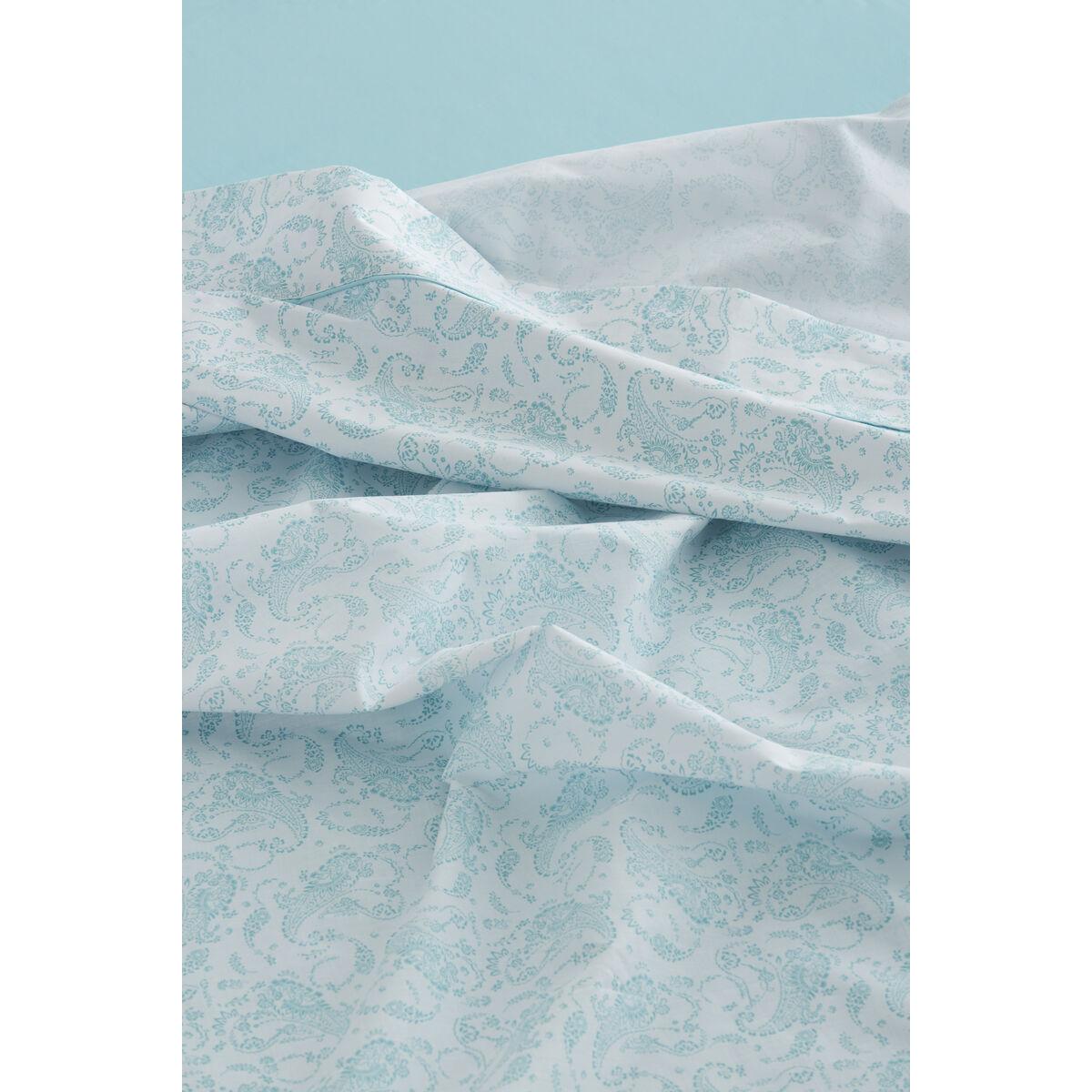Juego de Sábanas Alexandra House Living Lara Verde suave Cama de 135/140 3 Piezas