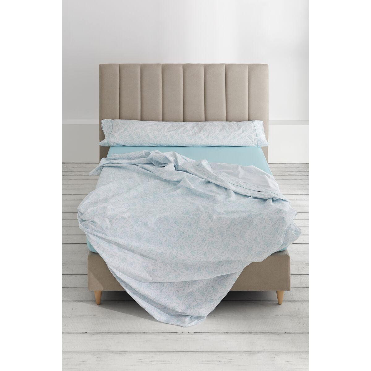 Juego de Sábanas Alexandra House Living Lara Verde suave Cama de 135/140 3 Piezas