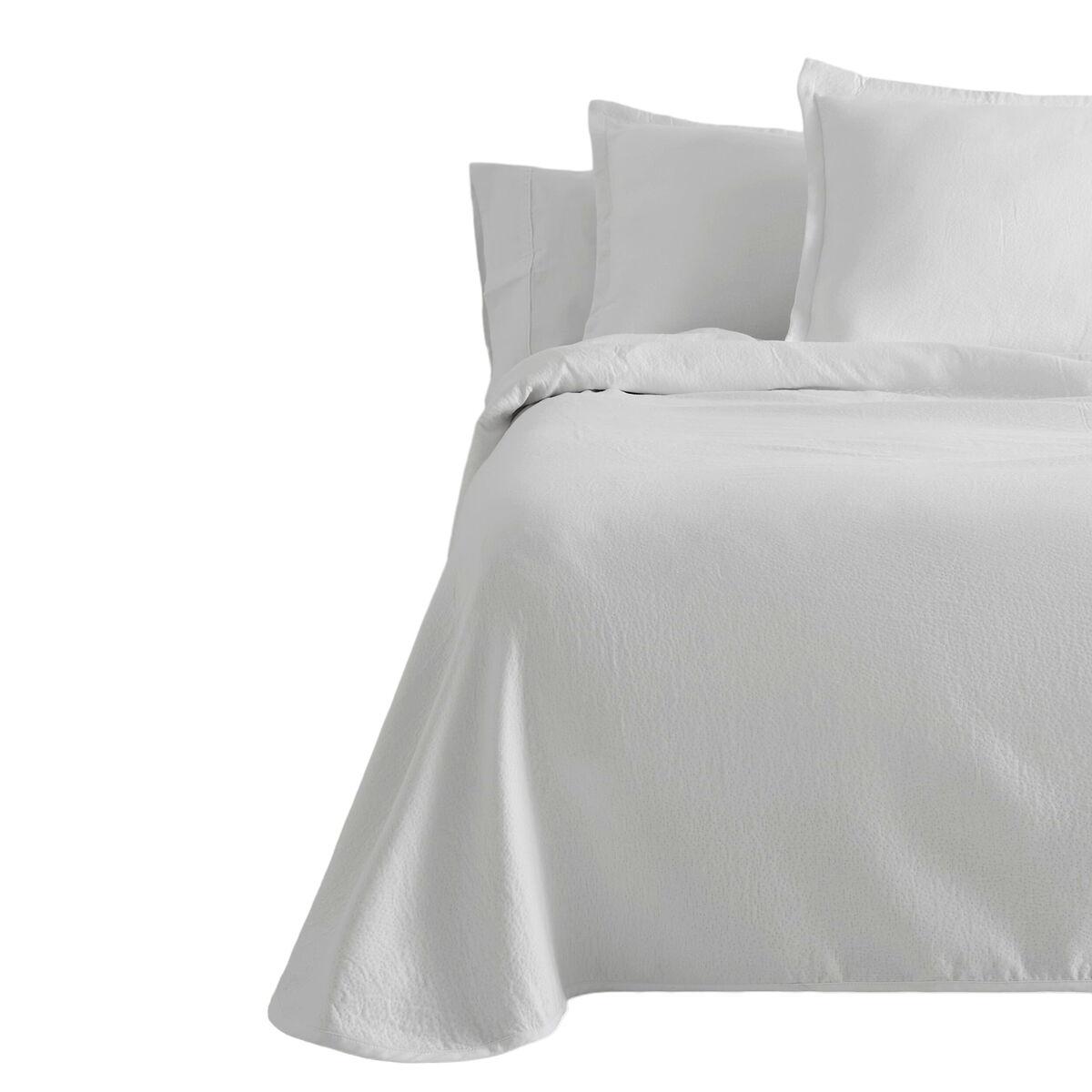 Colcha Alexandra House Living Rice Blanco 180 x 280 cm (2 Piezas)