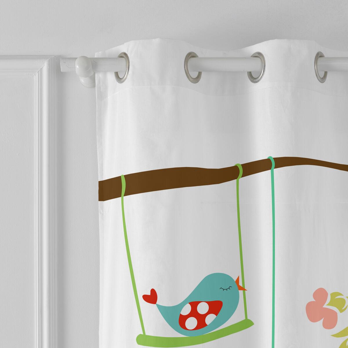 Cortina HappyFriday Mr Fox Little Birds Multicolor 140 x 265 cm