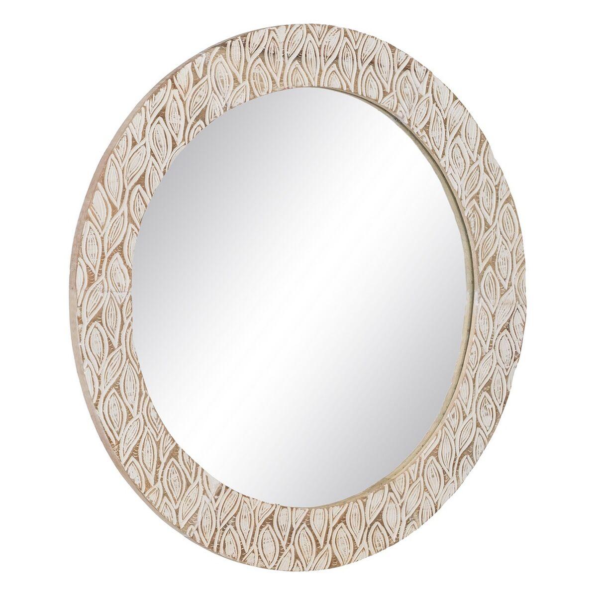 Espejo de pared Blanco 76 x 2 x 76 cm