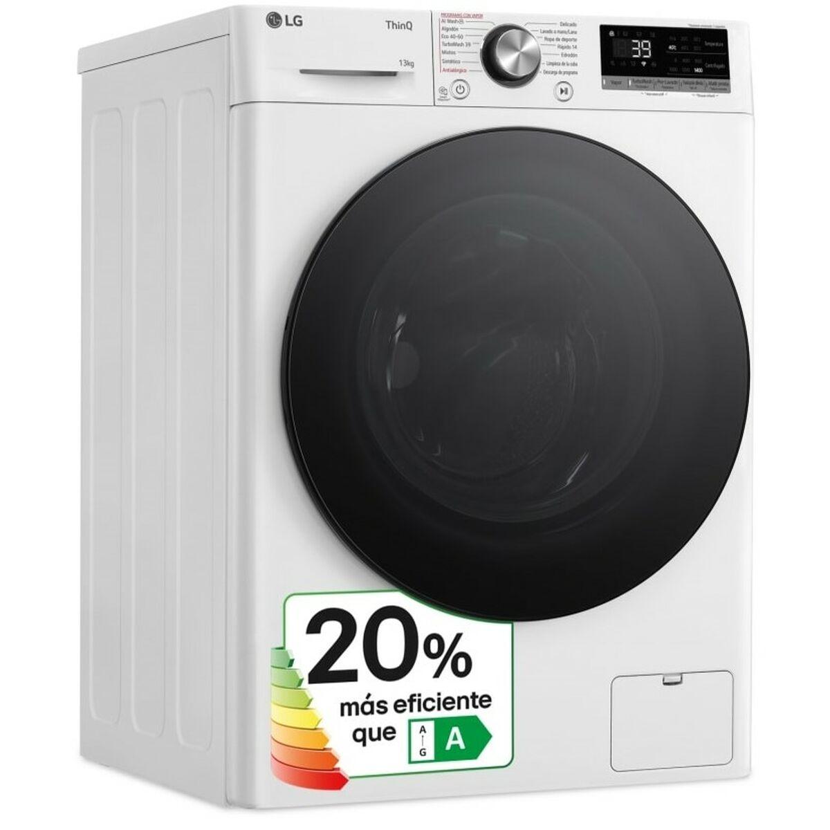 Lavadora LG F4WR7013AGW 60 cm 1400 rpm 13 kg