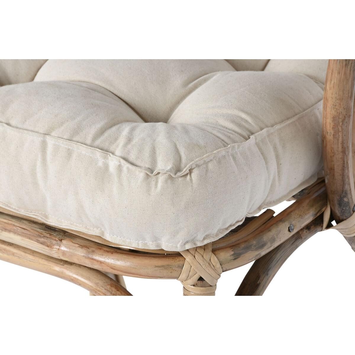 Silla de Jardín Home ESPRIT Bambú Ratán 58 x 65 x 85 cm