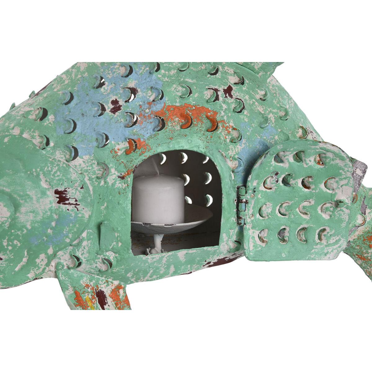 Figura Decorativa Home ESPRIT Pez Mediterráneo 48 x 12 x 25 cm