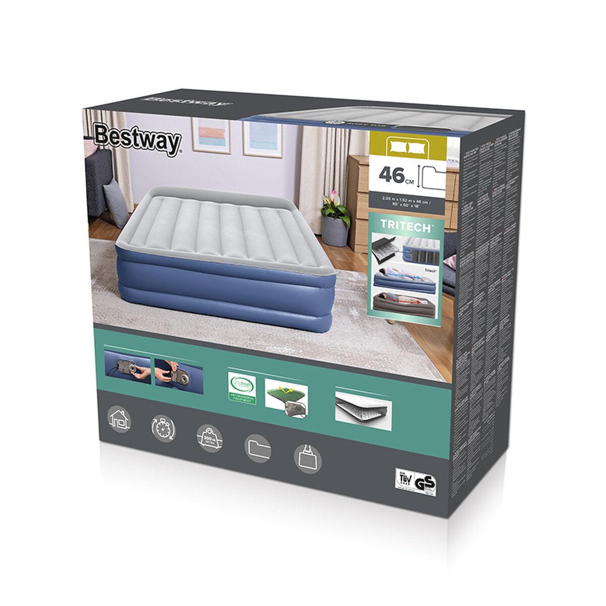 Bestway Cama Doble con Motor 203x152x46 cm Hinchable y Camping 67630