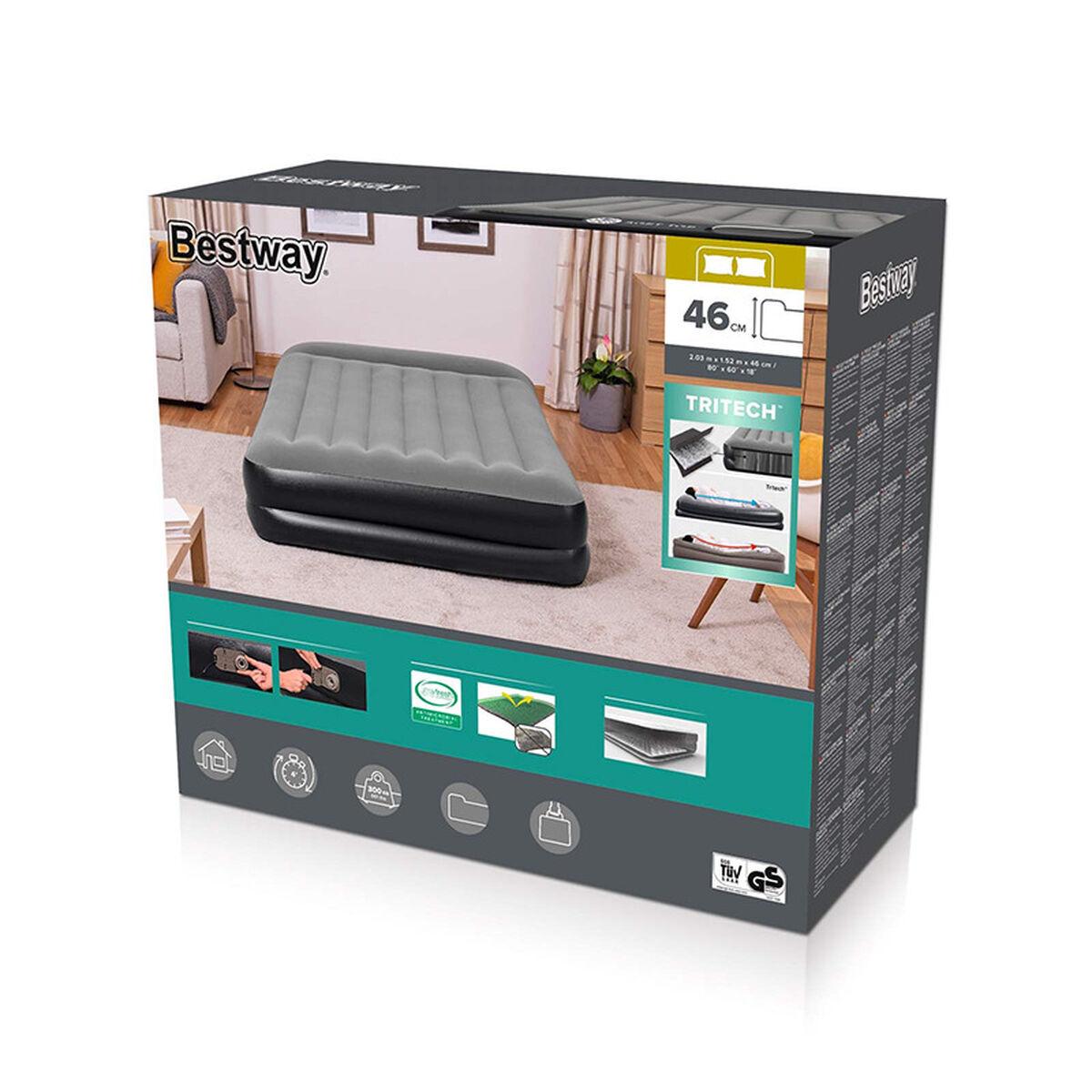 Bestway Cama Doble con Motor 203x152x46 cm Hinchable y Camping 67403