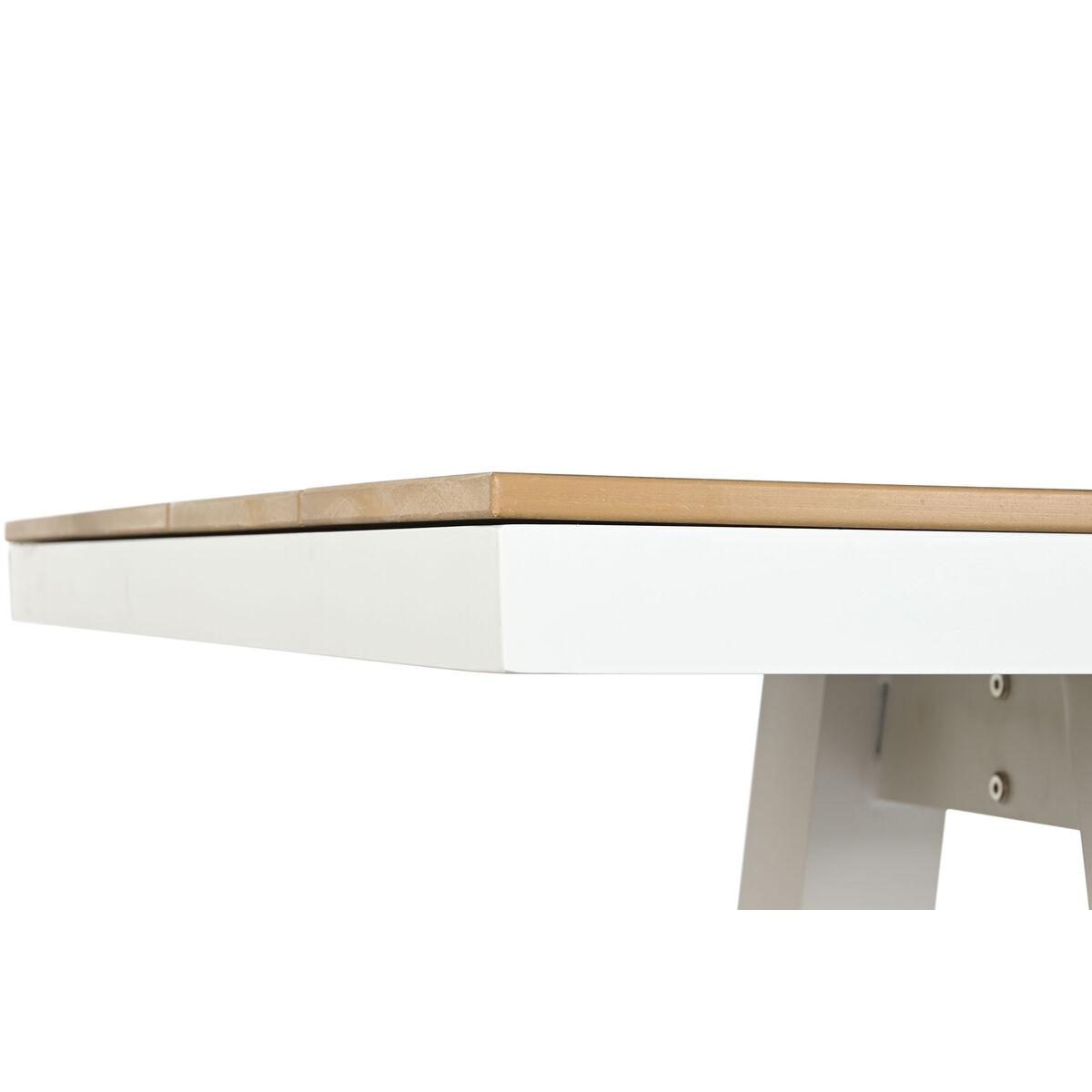 Mesa de Comedor Home ESPRIT Blanco Aluminio Poliestireno 230 x 90 x 77 cm