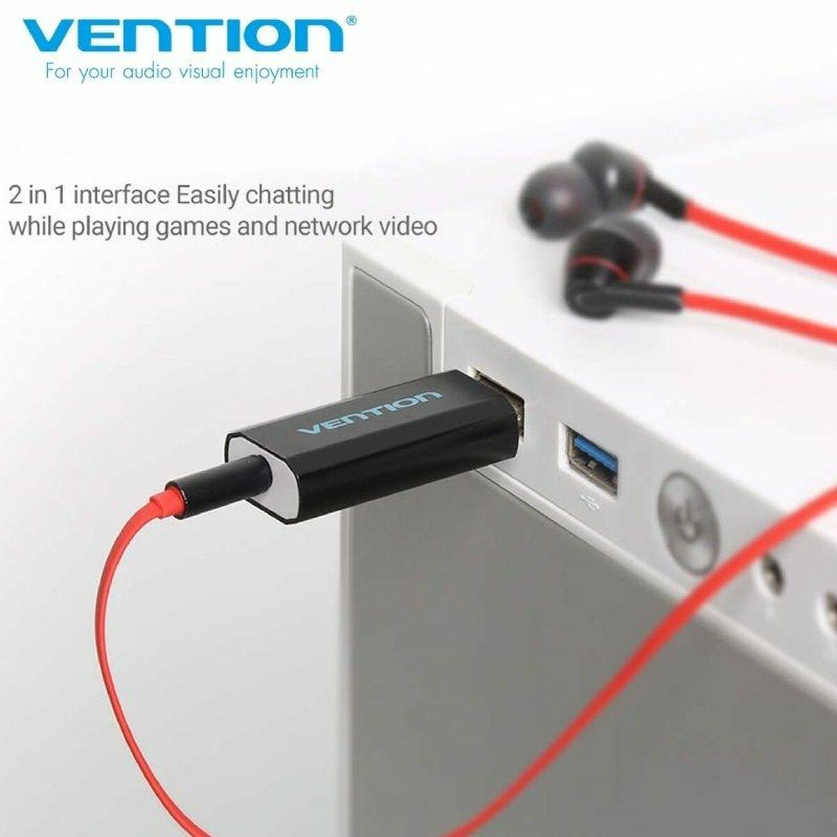 Tarjeta de Sonido Externa Vention VAB-S15-B