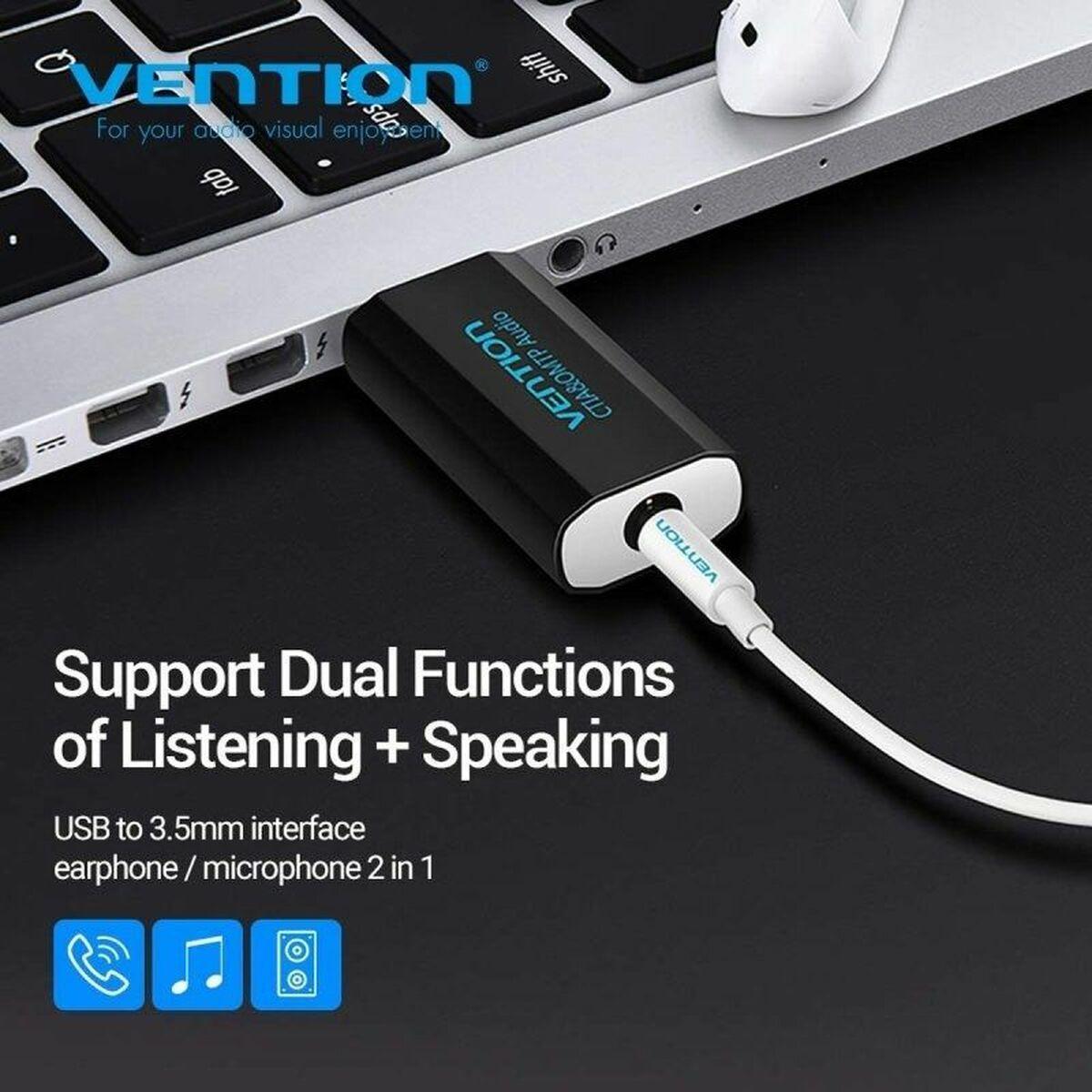 Tarjeta de Sonido Externa Vention VAB-S15-B