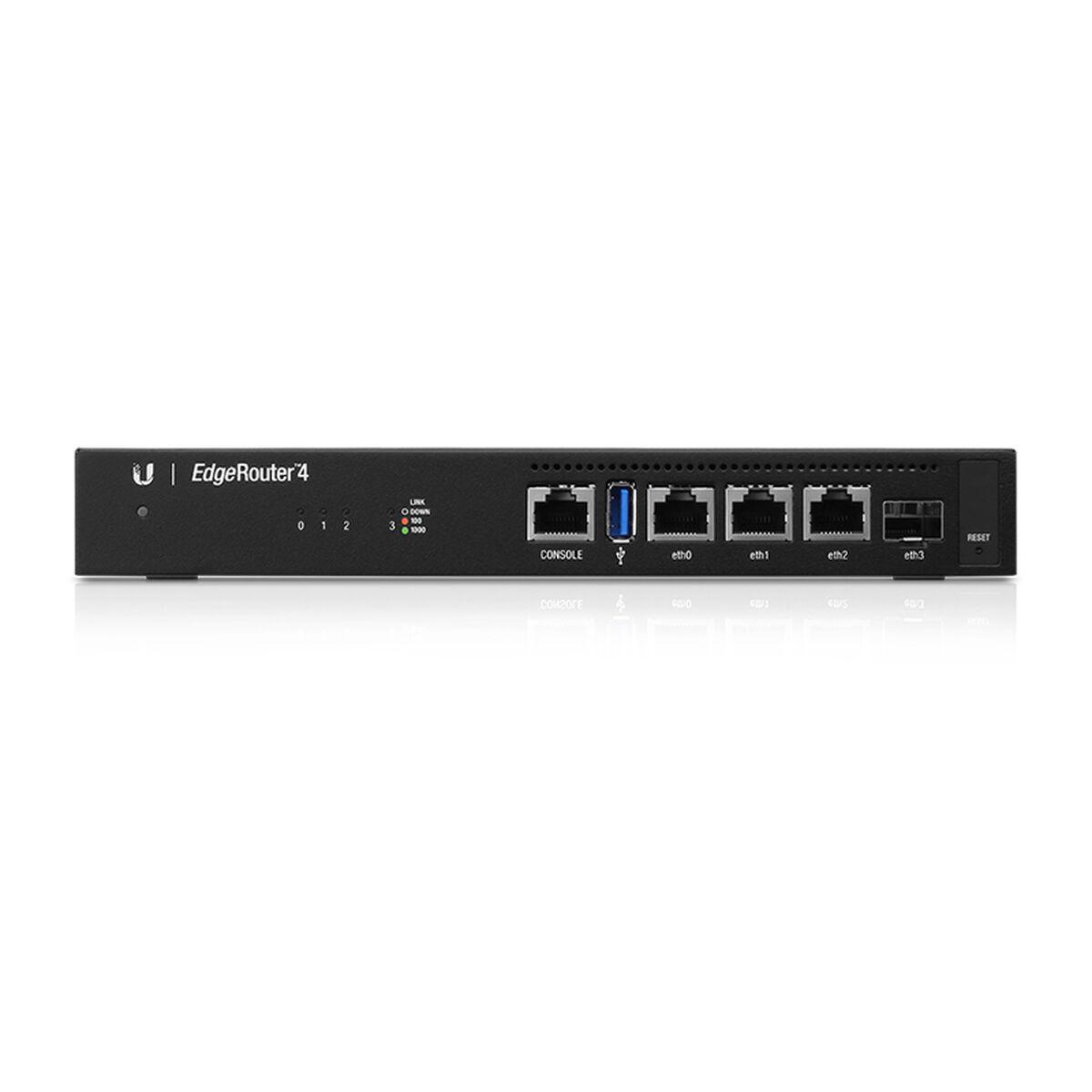 Router UBIQUITI ER-4 1000 Mbps Negro