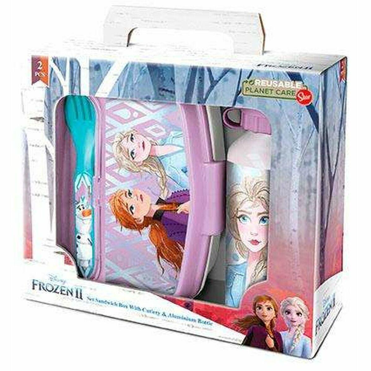 Set de Fiambrera y Bidón Frozen One Heart 21 x 18 x 7 cm