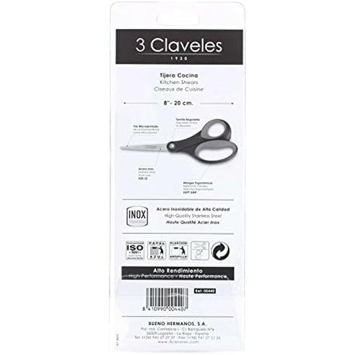 Tijeras de Cocina 3 Claveles 8