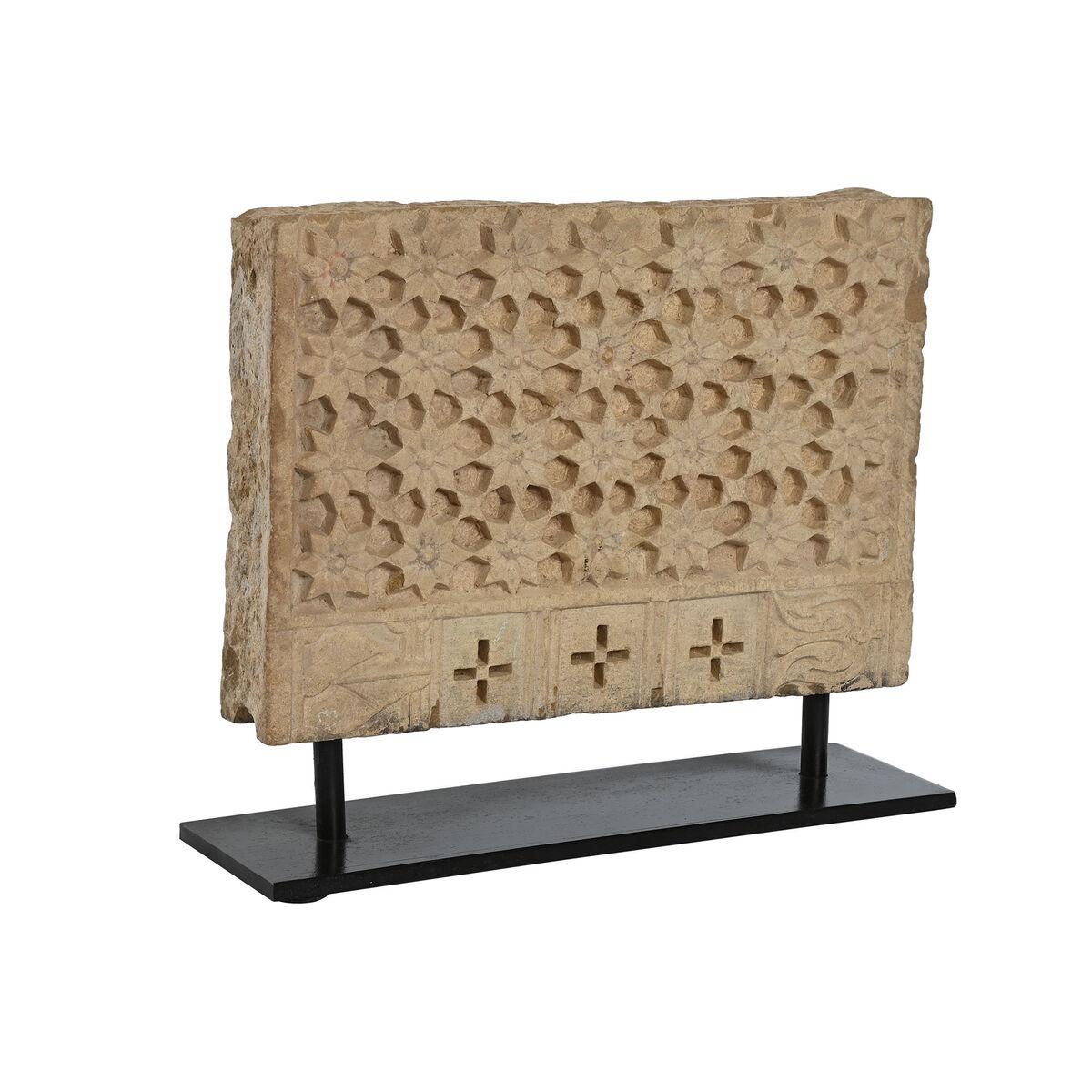 Figura Decorativa Home ESPRIT Negro Natural 36 x 10 x 57 cm