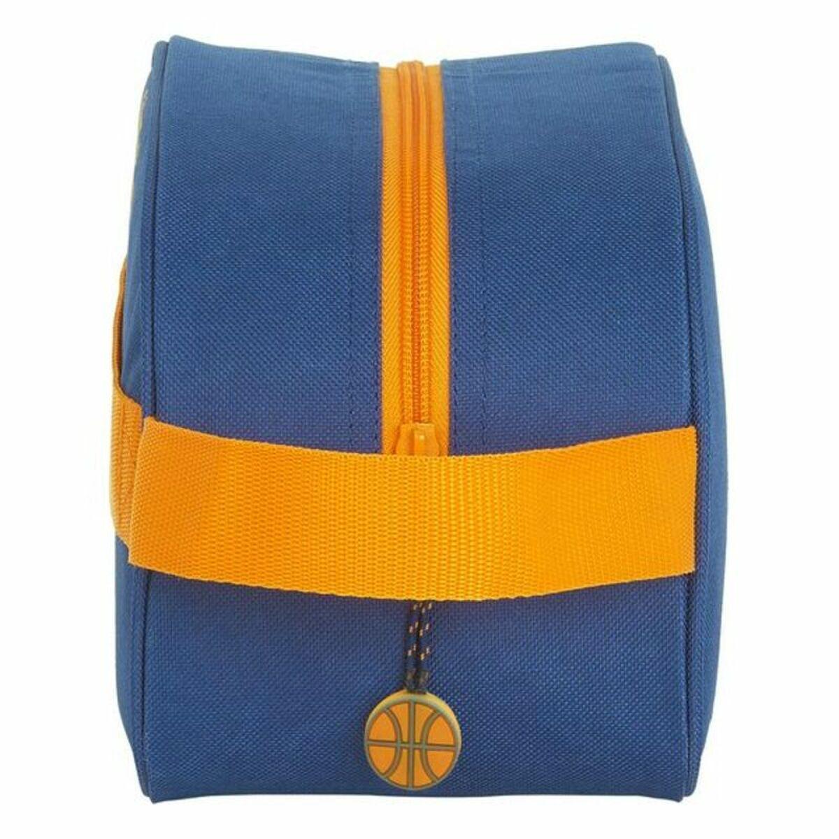 Neceser Infantil Valencia Basket Azul Naranja 26 x 15 x 12 cm
