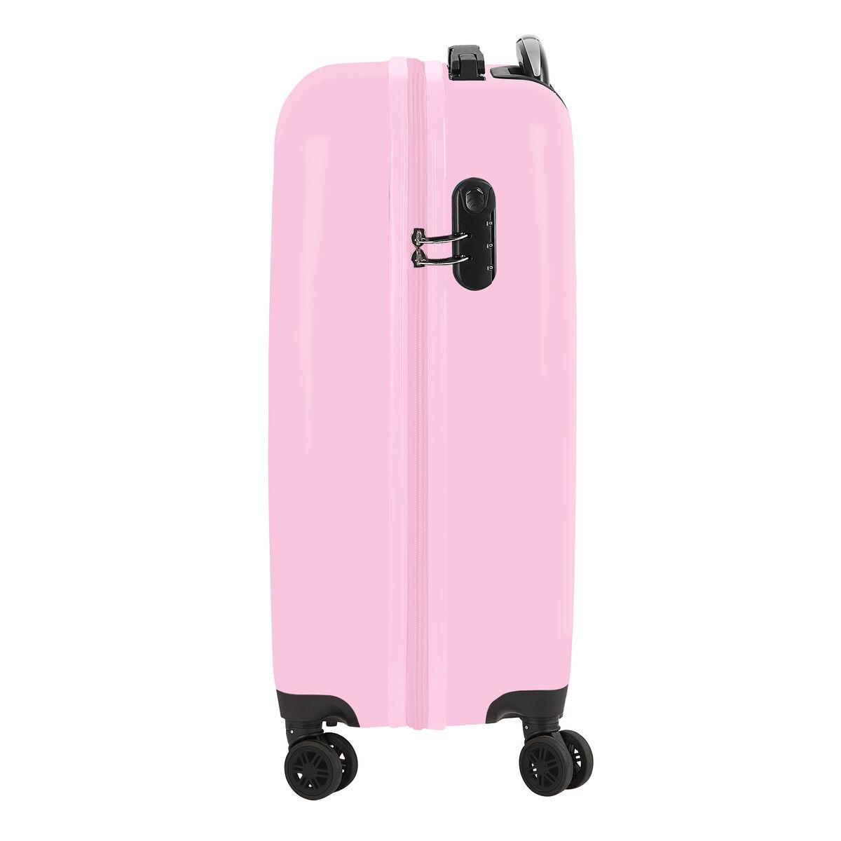 Trolley de Cabina Minnie Mouse Me Time Rosa claro 34,5 x 55 x 20 cm