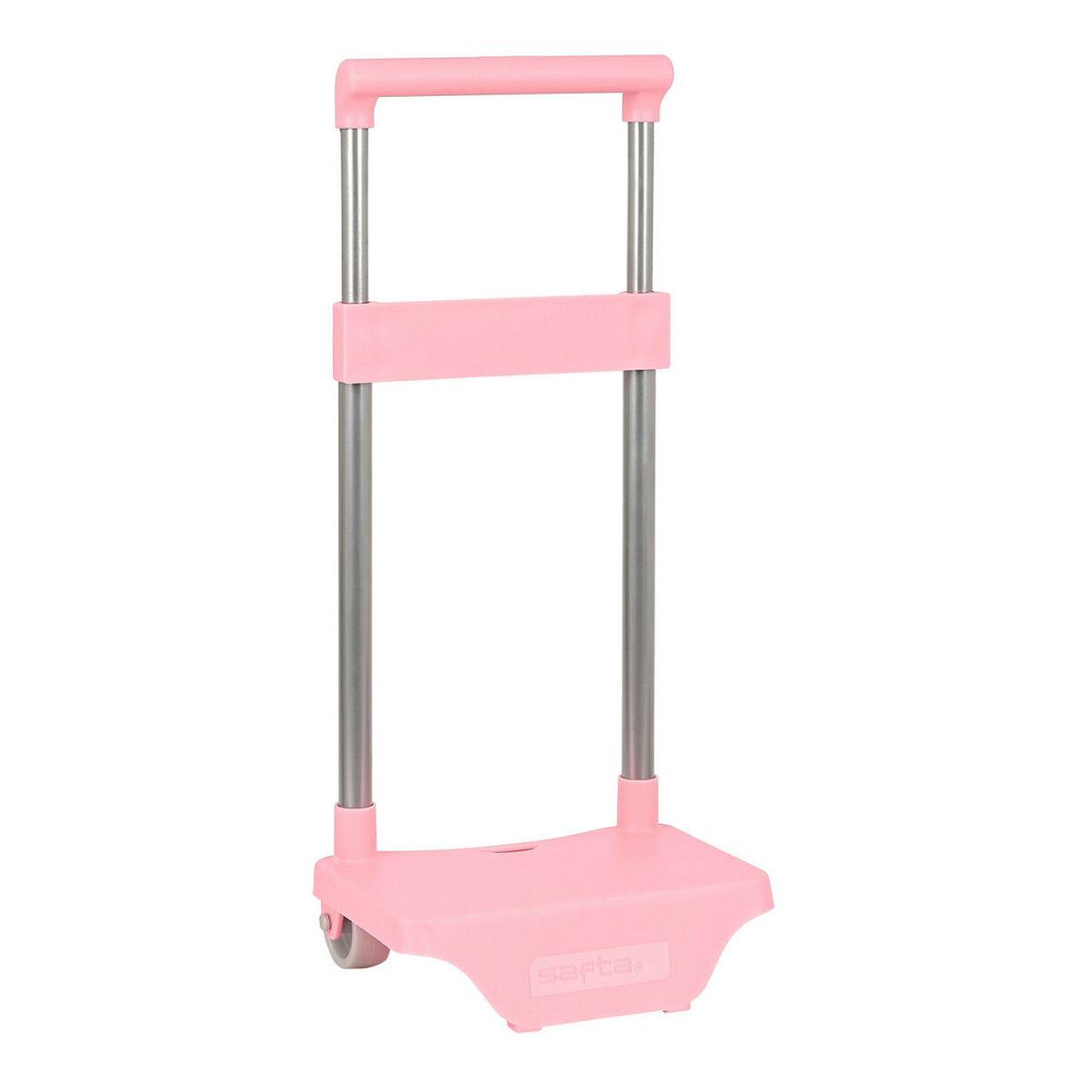Mochila Escolar Safta Rosa claro 22 x 67,5 x 17 cm