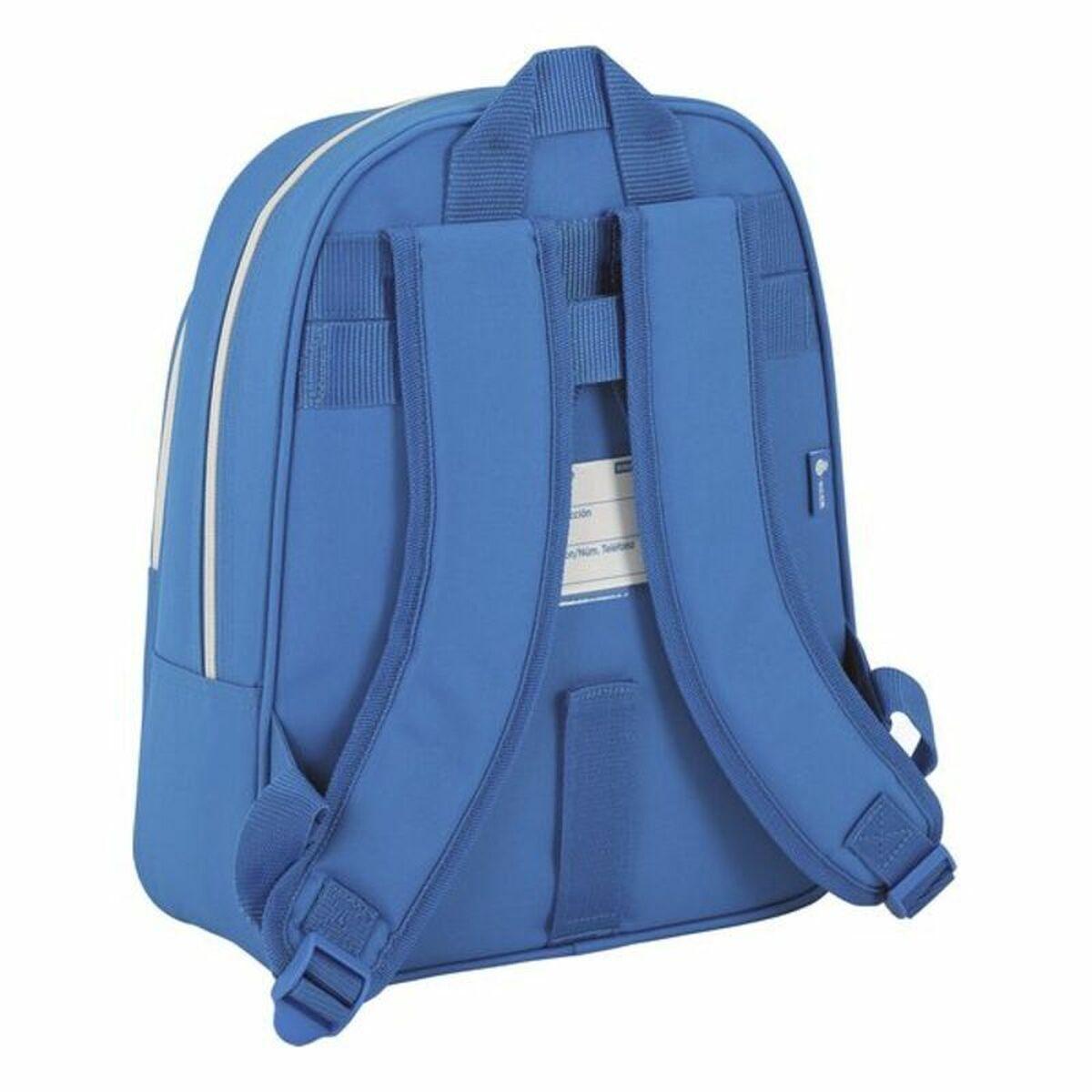 Mochila Escolar RCD Espanyol Azul Blanco 27 x 33 x 10 cm