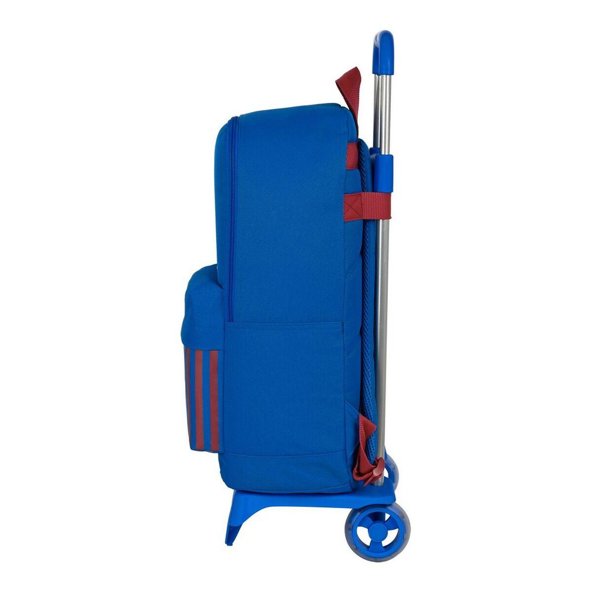 Mochila Escolar con Ruedas F.C. Barcelona 31 x 47 x 15 cm (31 x 47 x 15 cm)