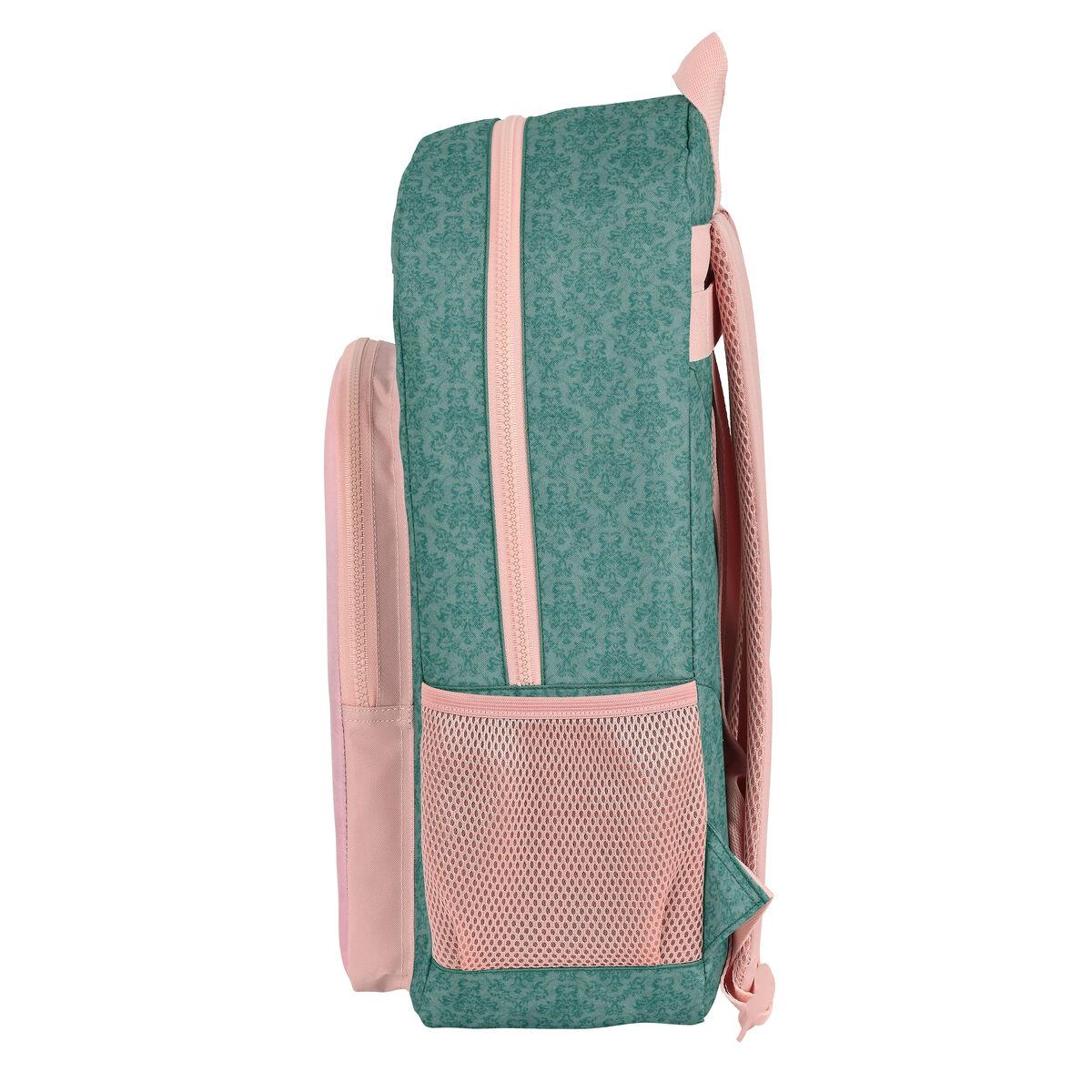 Mochila Escolar Santoro Mirabelle Swan Lake Gris Rosa 30 x 46 x 14 cm