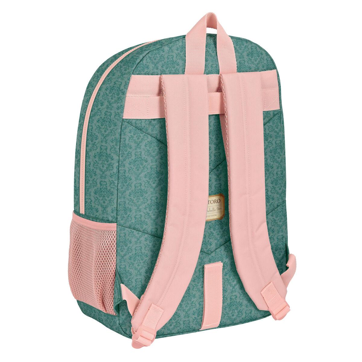 Mochila Escolar Santoro Mirabelle Swan Lake Gris Rosa 30 x 46 x 14 cm
