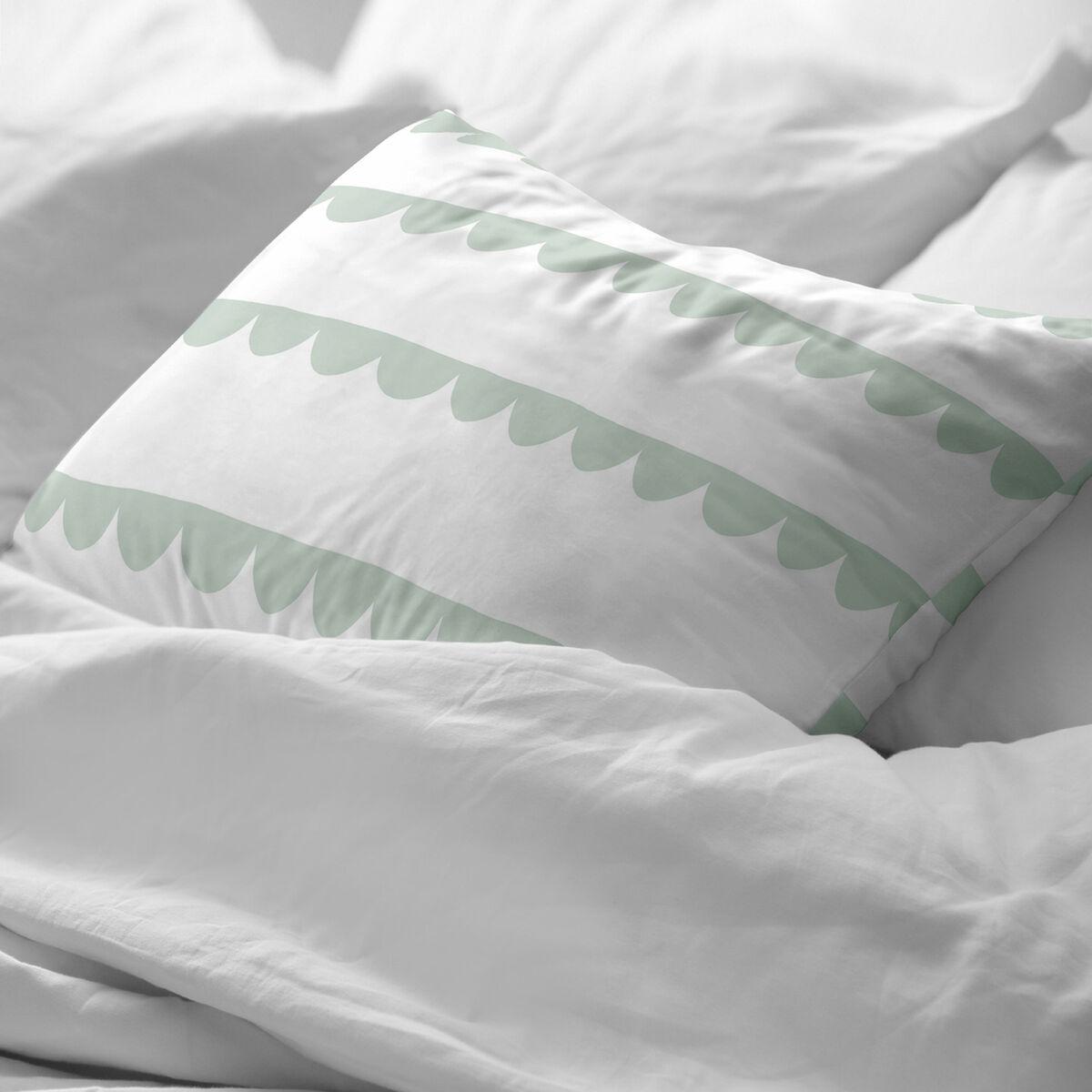 Funda de almohada Kids&Cotton Guildo Menta 40x60cm 40 x 60 cm 100 % algodón