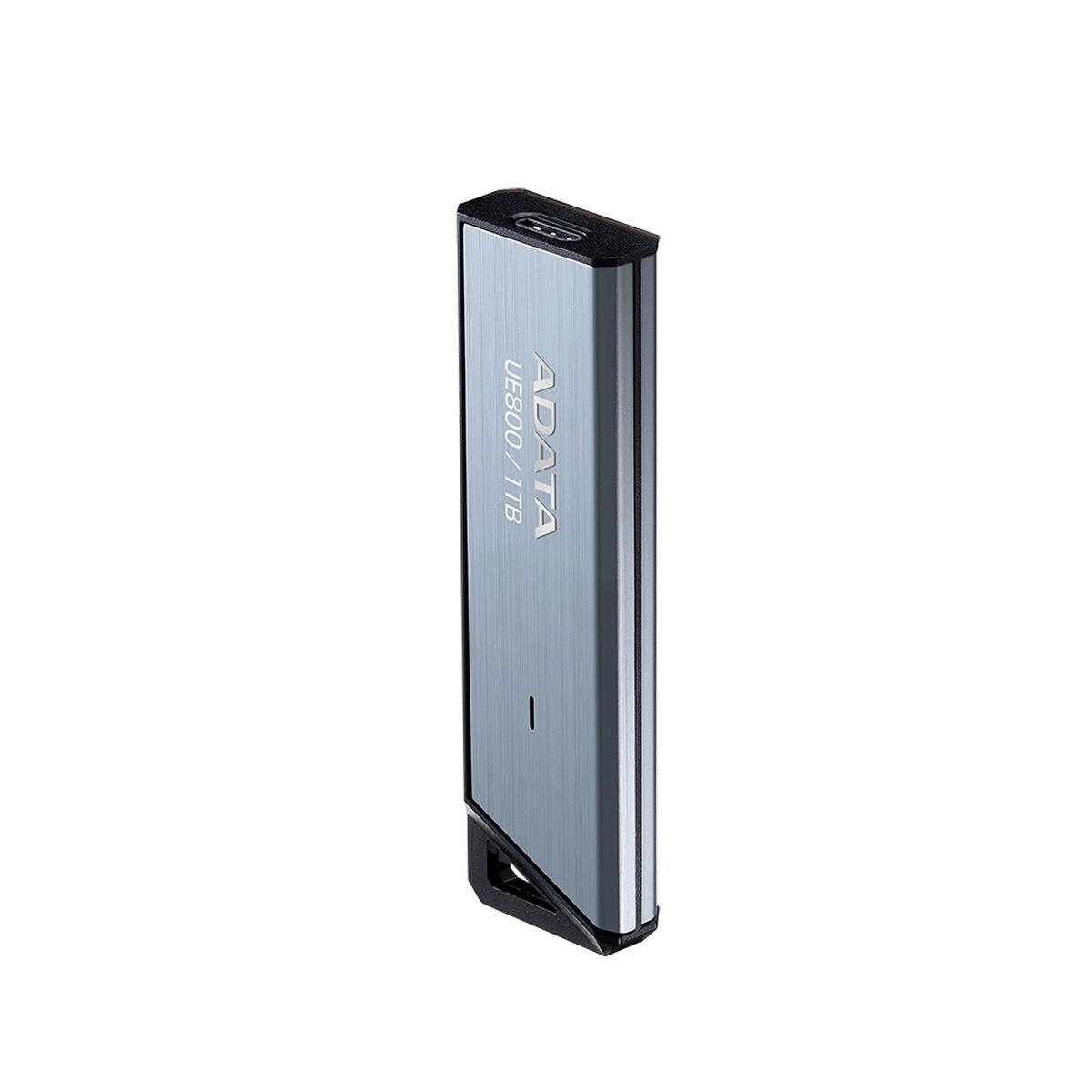 Memoria USB Adata AELI-UE800-1T-CSG 1 TB Negro Plateado