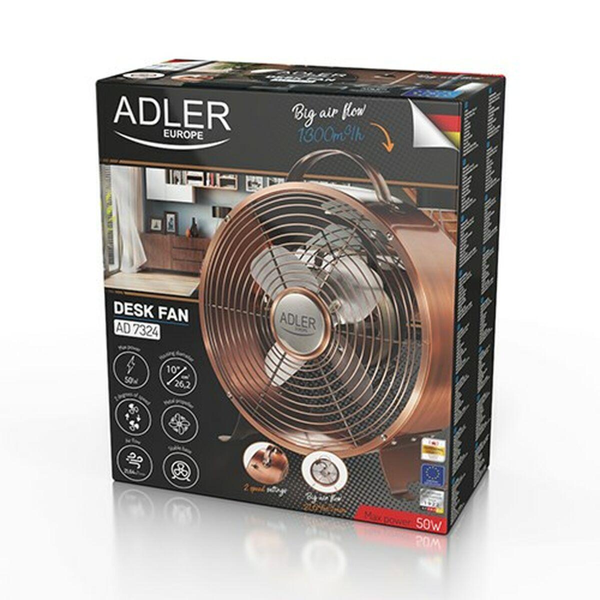 Ventilador Adler AD 7324 Cobre 50 W