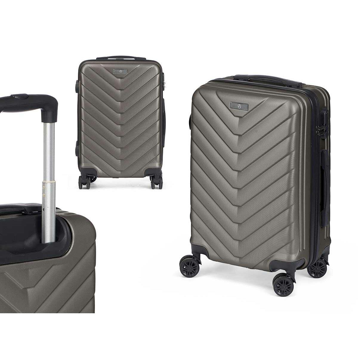 Maleta de Cabina HT-025-D Gris oscuro 55 x 35 x 20 cm