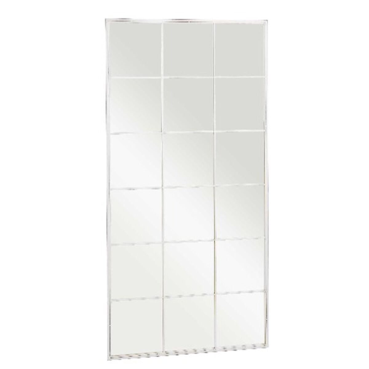 Espejo de pared JY21098W Blanco Ventana 90 x 180 x 2 cm Rectangular