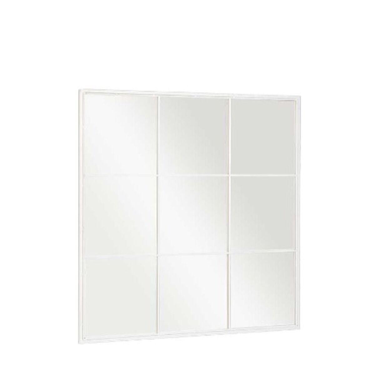 Espejo de pared JY21101W Blanco Ventana 90 x 90 x 2 cm Cuadrado