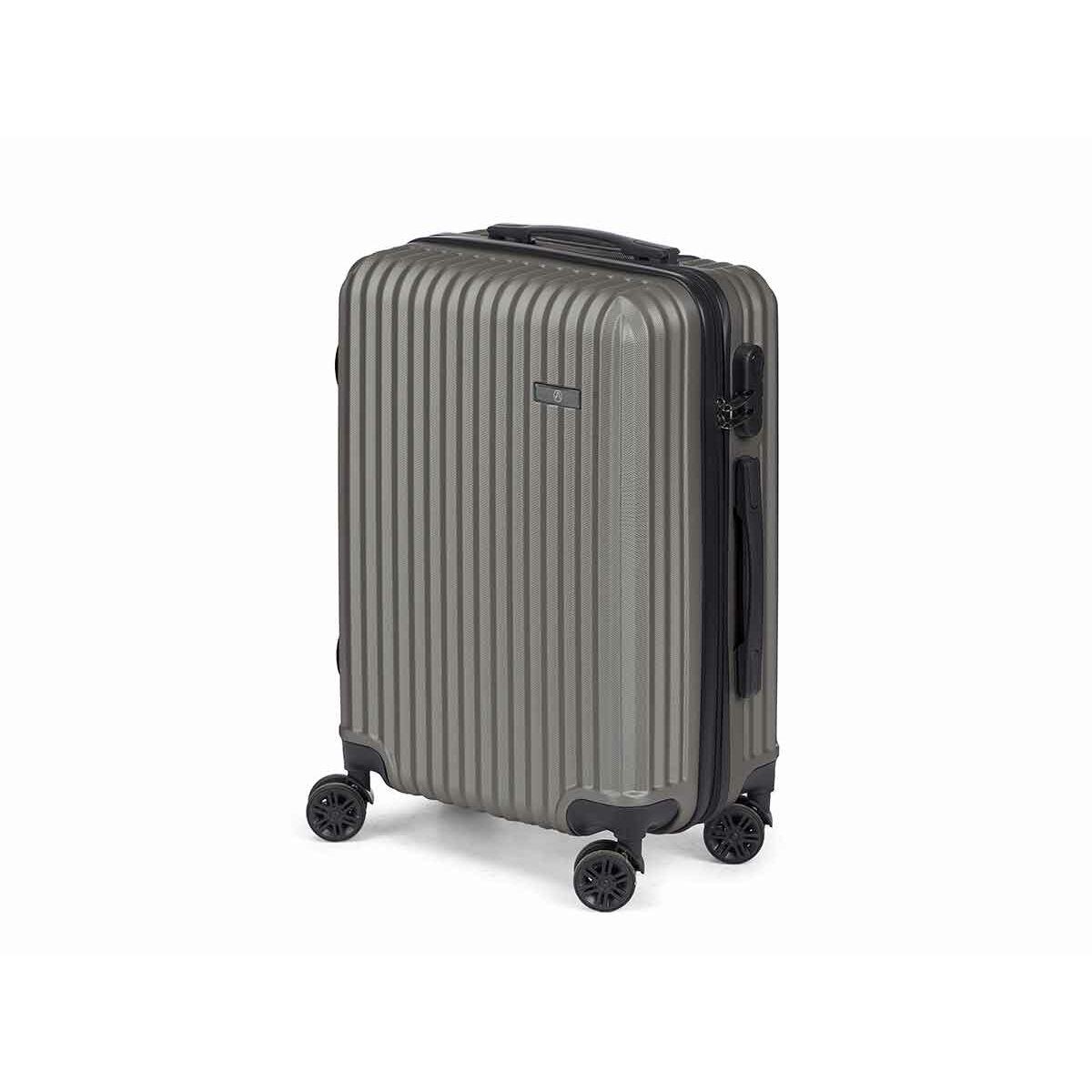 Maleta de Cabina HT-017-D Gris oscuro 55 x 35 x 20 cm Rayas