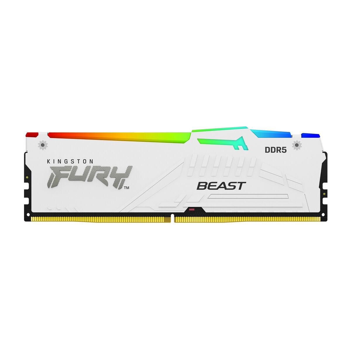 Memoria RAM Kingston FURY Beast White RGB  16 GB DDR5 cl34