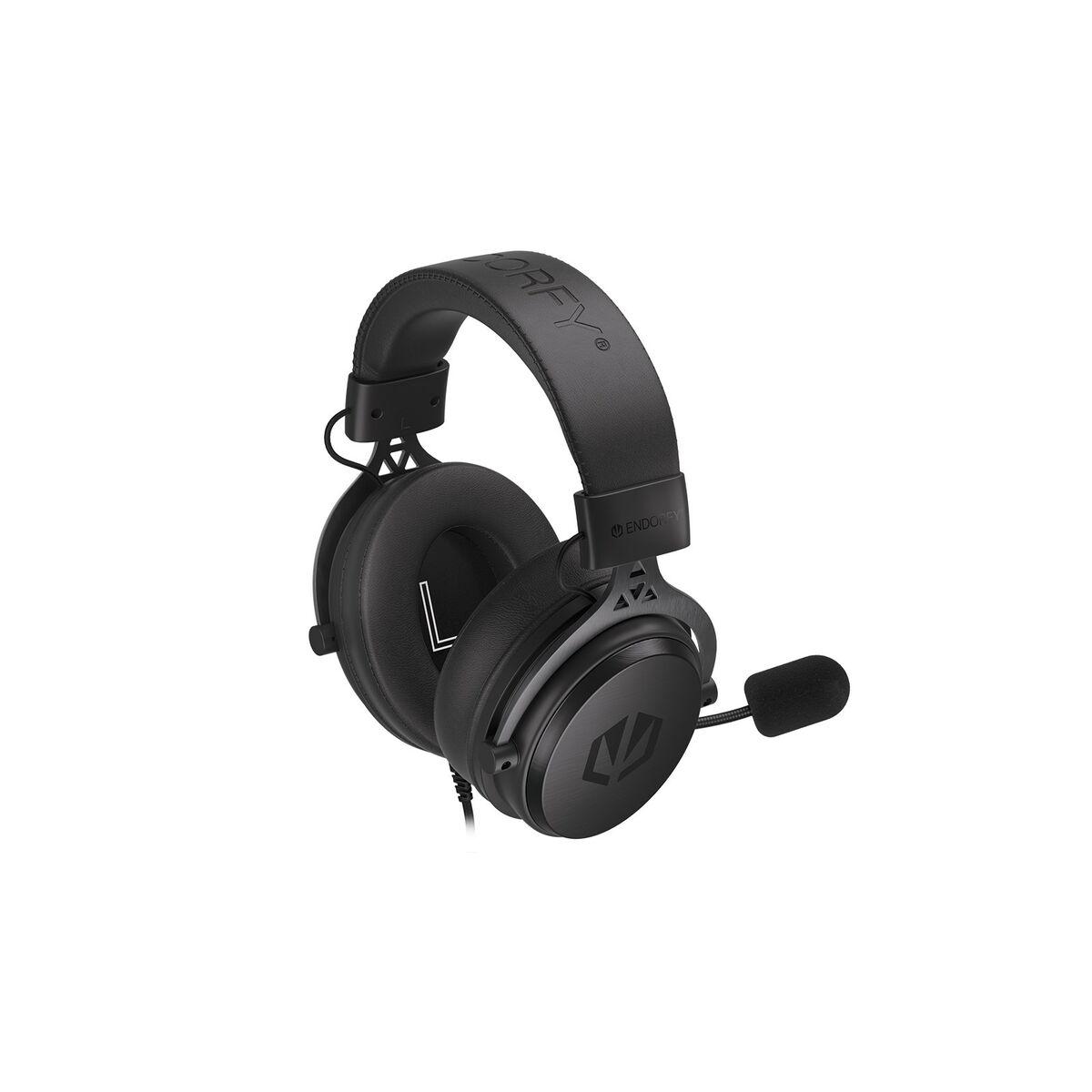 Auriculares con Micrófono Endorfy VIRO Plus USB Negro