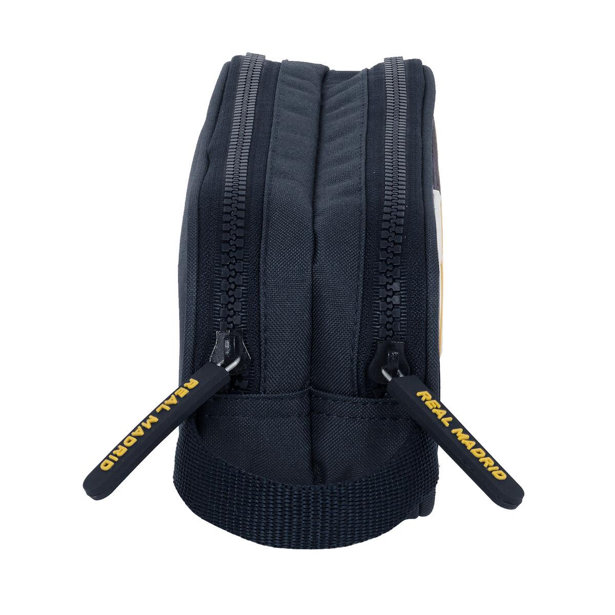Portatodo Doble Real Madrid C.F. 23/24 Negro 21 x 8 x 6 cm
