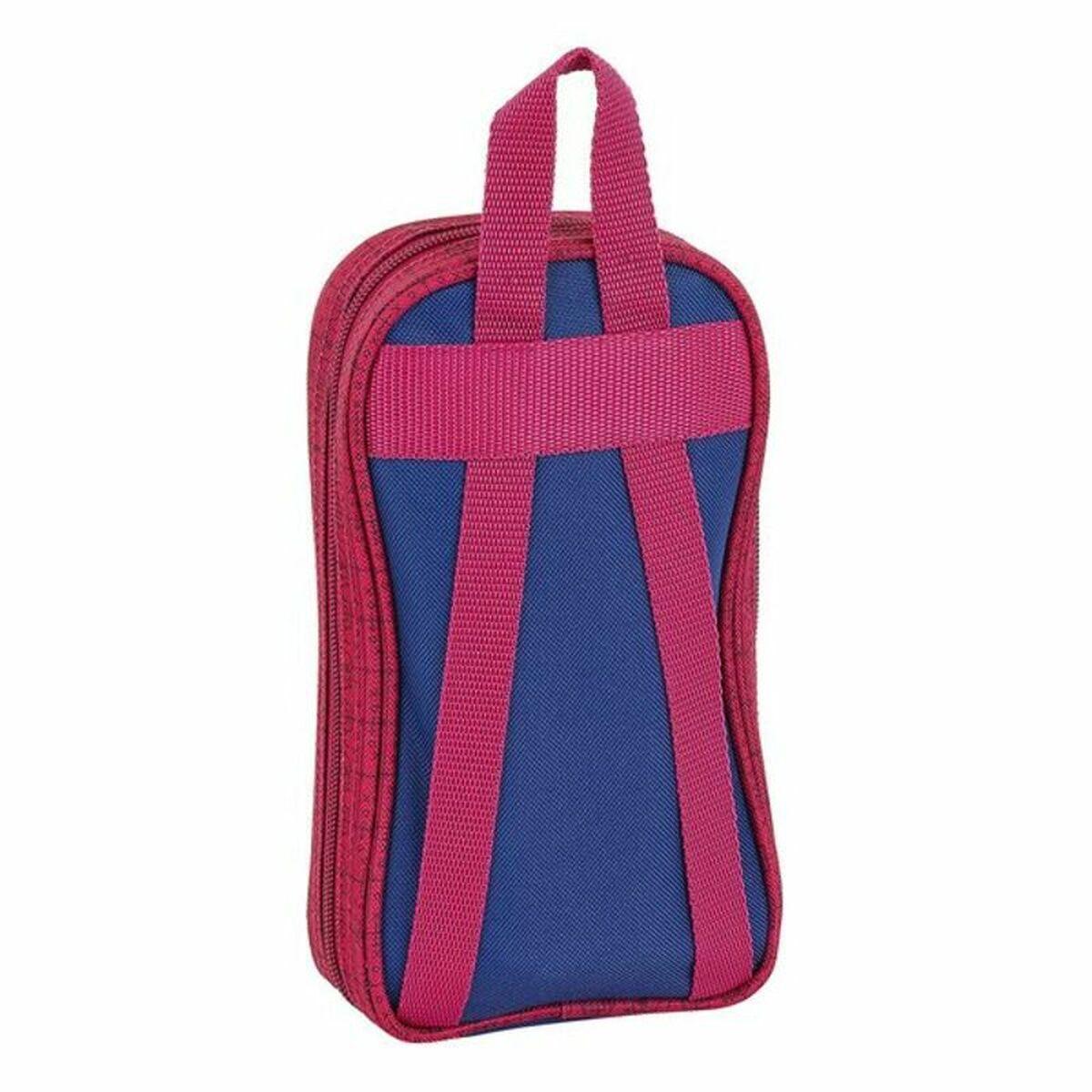 Plumier Mochila F.C. Barcelona Azul Granate 12 x 23 x 5 cm 33 Piezas