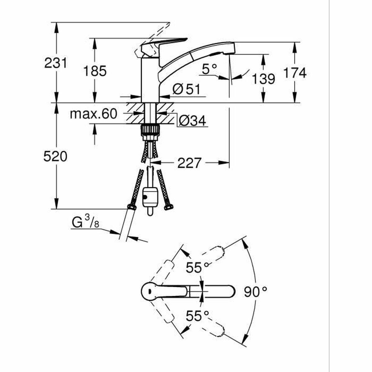 Grifo Monomando Grohe Start