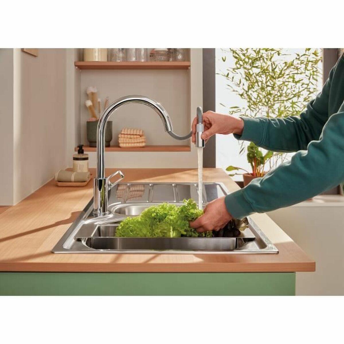 Grifo Monomando Grohe StartLoop Forma de C Latón