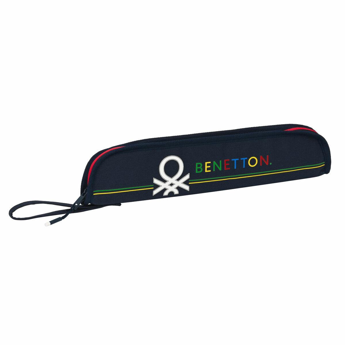 Portaflautas Benetton Sixties 37 x 8 x 2 cm Azul marino