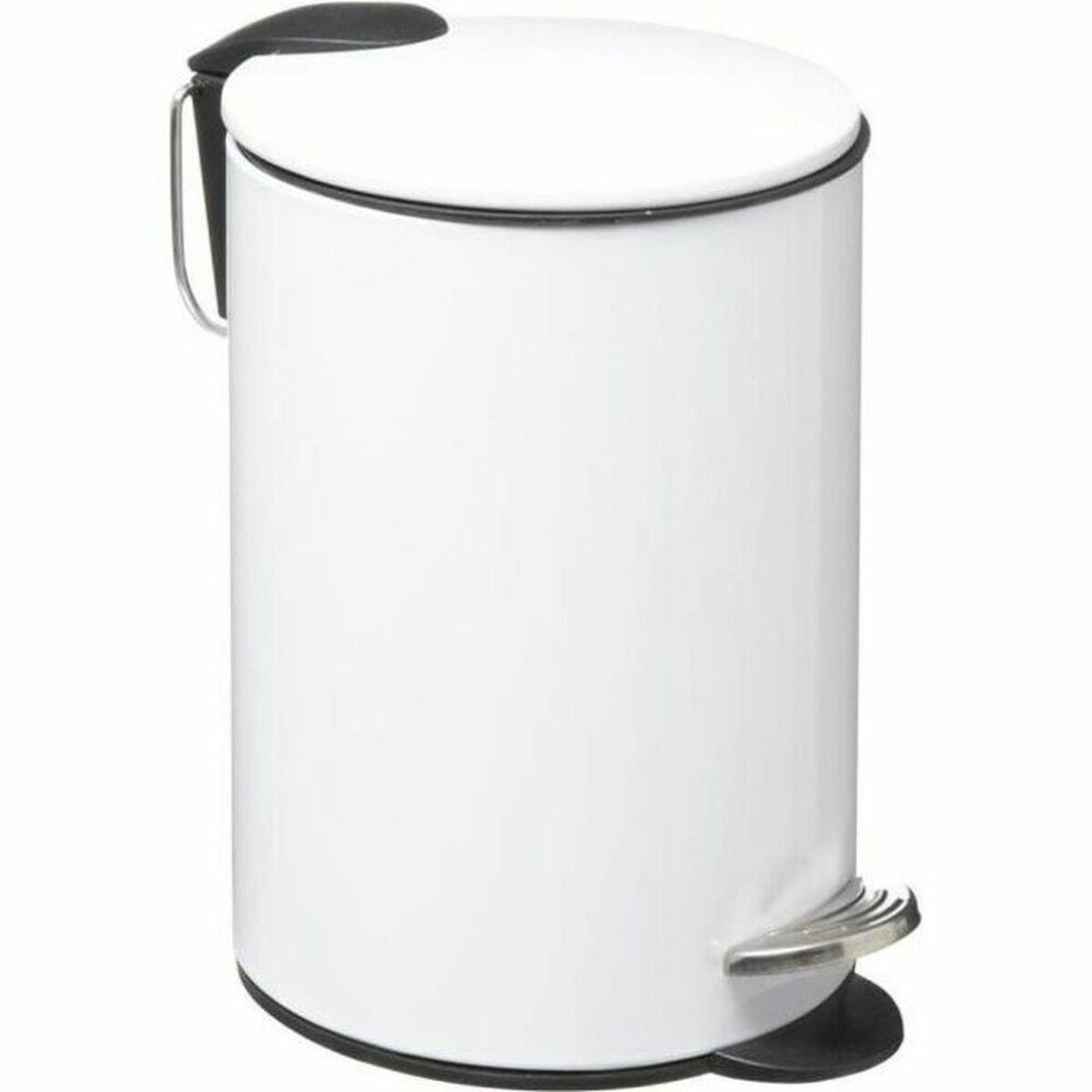 Papelera con Pedal 5five Simply Smart Blanco Multicolor Metal 3 L (Reacondicionado B)