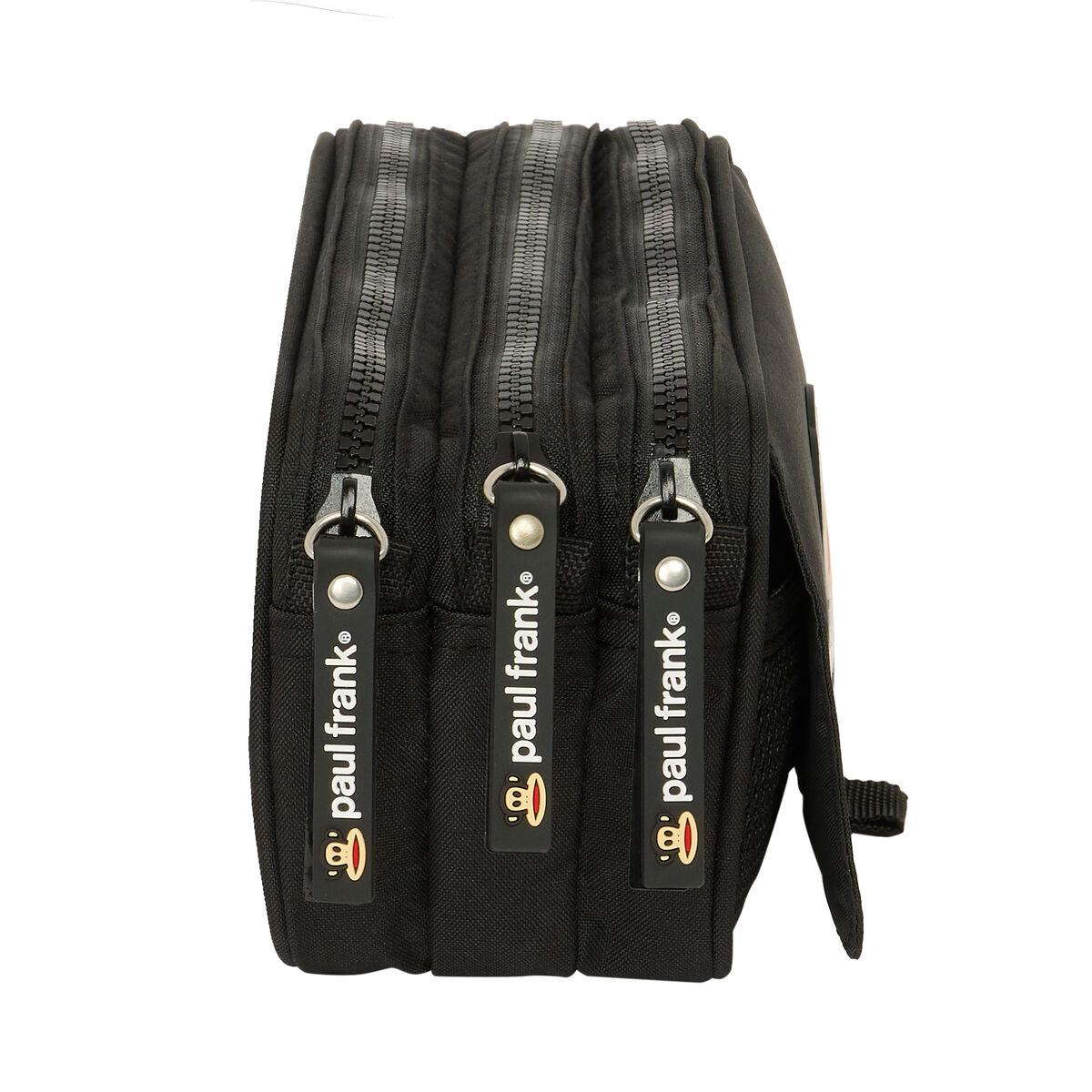Portatodo Triple Paul Frank Join the Fun Negro 21,5 x 10 x 8 cm