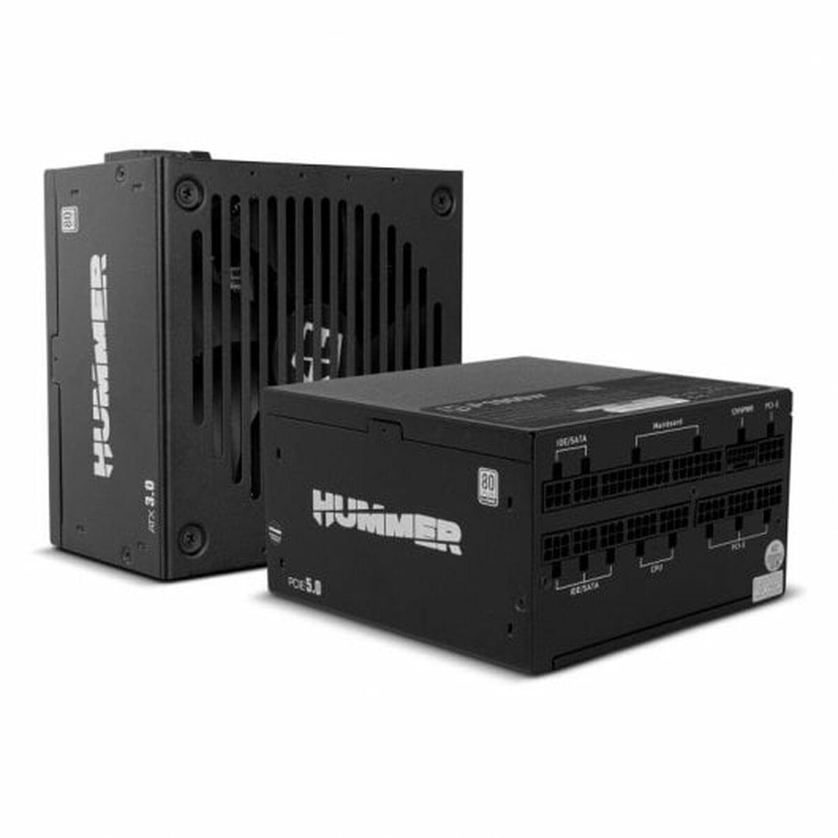 Fuente de Alimentación Nox-Xtreme NXHUMMERP1000W ATX 1000 W 80 PLUS Platinum