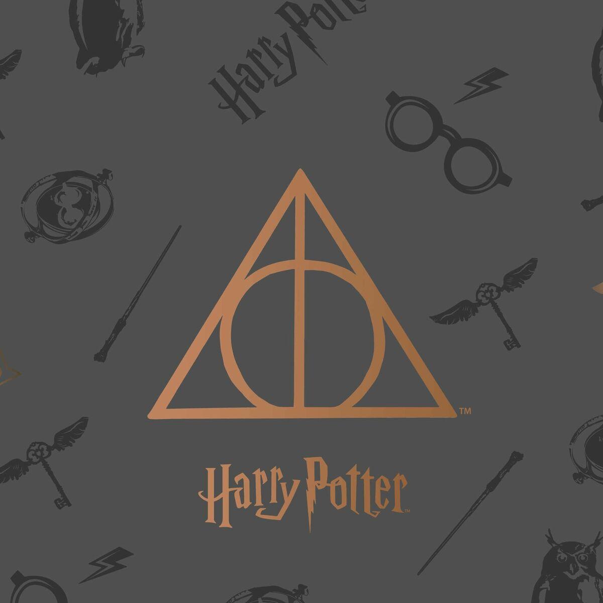 Colcha Harry Potter Deathly Hallows Multicolor Cama 150 cm