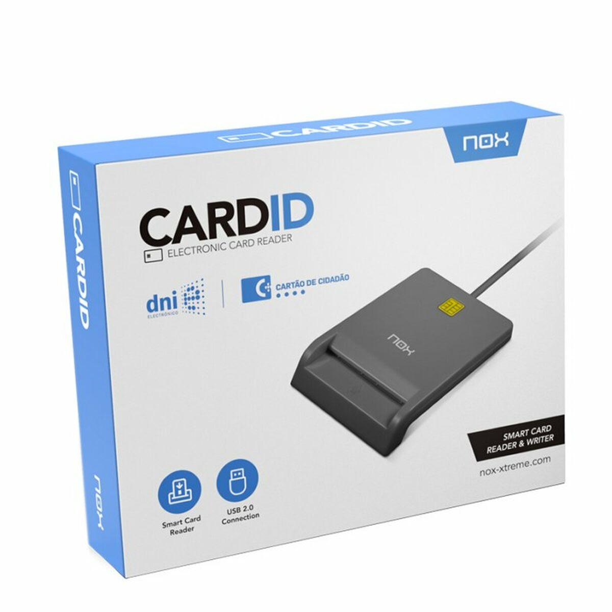 Lector de Tarjetas Nox-Xtreme NXLITECARDID Negro Conexión USB